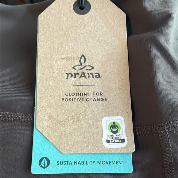 Prana Gray Leggings Sleek Fit - Picture 2 of 6